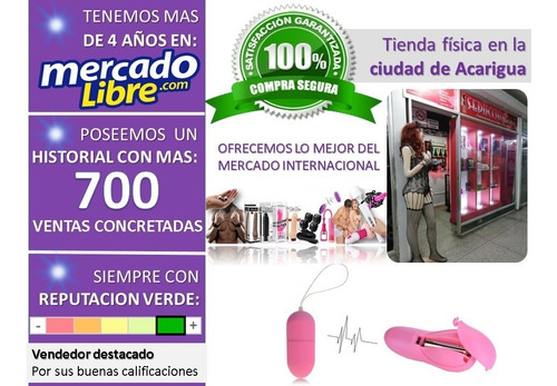 Huevo Vibrador Recargable A Control Clitoris Punto G