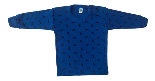 Imagen 5 de 5 de Playera Manga Larga 4 Piezas Talla 1,2,3 Años 100% Algodón P