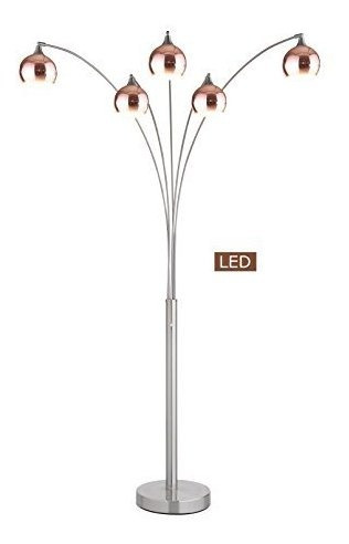 Artiva Usa Led9656frc Amore Led Arco Lampara De Pie 86 Rosa