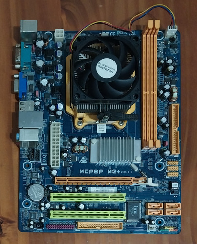 Motherboard Am2+ Am3 Biostar Mcp6p M2+ Amd Athlon X2 4600+ (Usado)