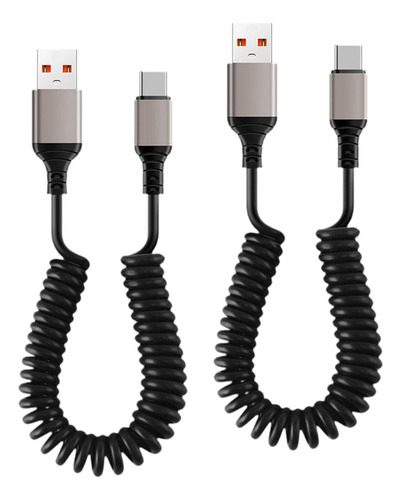 Cable De Carga Rápida Usb-c De 2 Piezas, Cable De Carga En