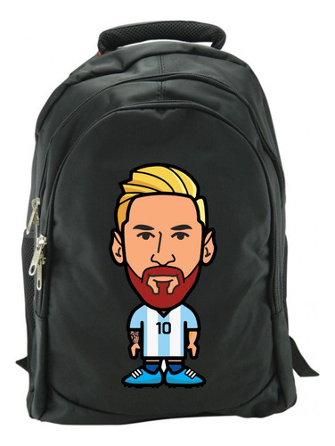 Morral Leo Messi Animado Sport Maleta De Espalda Bolso