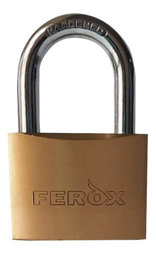 Candado Ferox 60mm Hierro Dorado Can-60