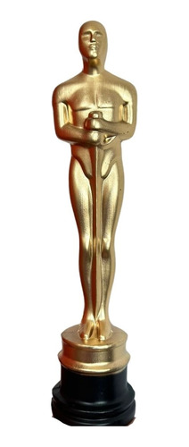 Estatueta Oscar Dourada Hollywood Cinema 33cm