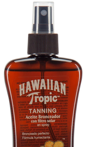 Imagen 3 de 10 de Aceite Bronceador Solar Hawaiian Tropic Tanning 4 Spf 240ml
