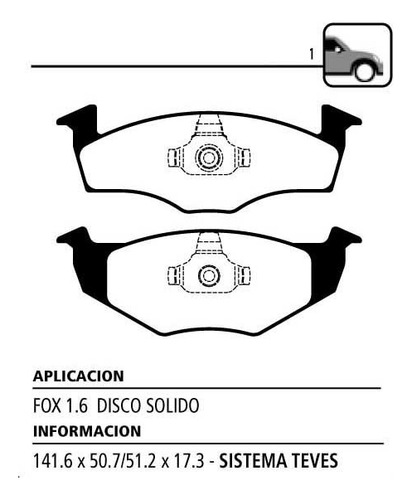 Juego Pastillas De Freno Delantero Litton Fox Desde 03