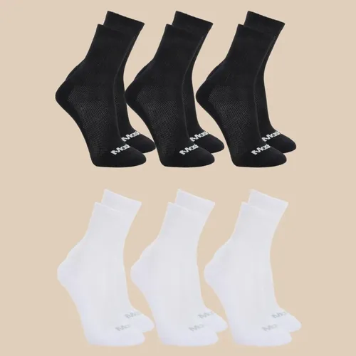 6 Pares De Meias Mash Cano Médio Longo Masculina Esportiva