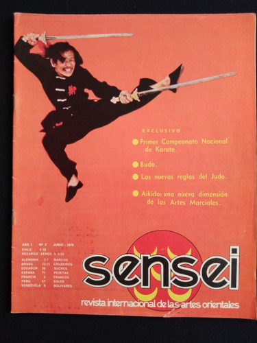 Revista Sensei Año I N° 2 Junio De 1976. J