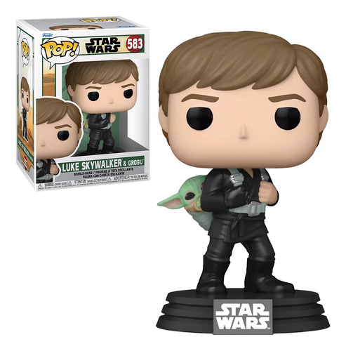 Funko Pop Luke Skywalker Y Baby Yoda #583 Star Wars Original