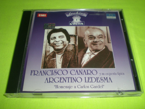 Canaro - Ledesma Homenaje A Carlos Gardel Cd (30)