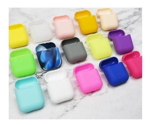 Imagen 5 de 5 de Funda Para AirPods Silicon Delgado Suave Mujer Hombre Case