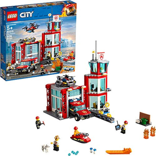 City Fire Station 60215 Fire Rescue Tower Building Set Con J