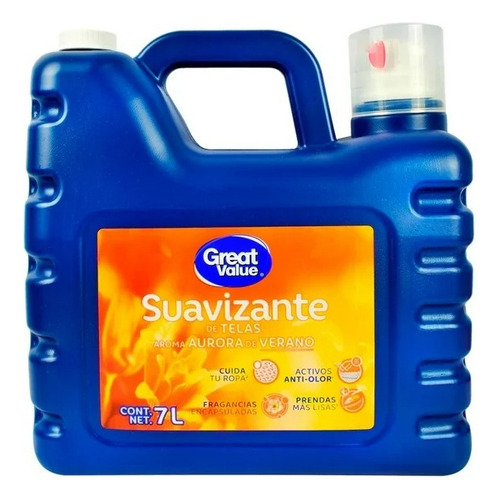 Suavizante De Telas Great Value Aurora De Verano 7 L