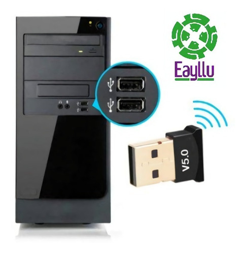 Imagen 4 de 4 de Adaptador Emisor Receptor Bluetooth 5.0 Usb Dongle Eayllu