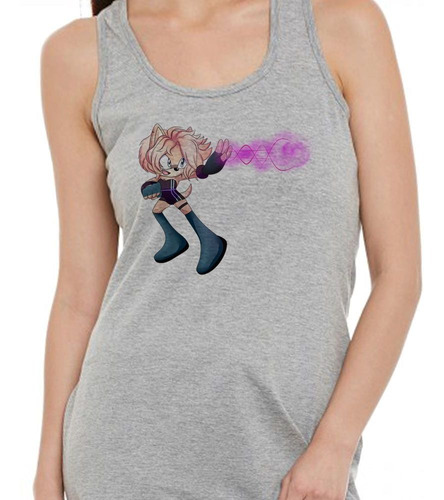 Musculosa Gato Cat Lanzadora Caricatura Magia