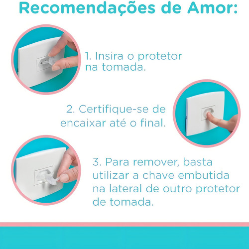 Protetor Tomada Bebe Segurança Contra Choque 8 Pçs (Usado)
