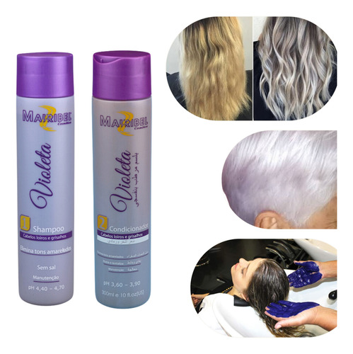 Kit Violeta Shampoo+condicionador 2x300ml Mairibel