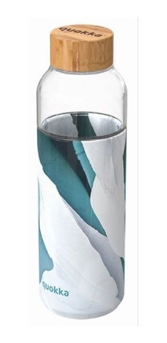 Botella Agua Hidratación Quokka Glass Flow Iceberg 660 Ml