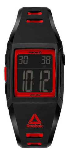 Reloj Pulsera Reebok Rdsqug9pbpbbr Del Dial Negro