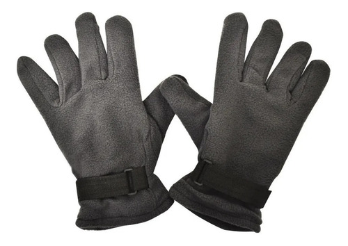 Guantes Doble Polar Ajustable Abrigo Invierno Hombre Mujer