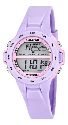 Reloj K5850/3 Calypso Lila Infantil Junior Collection