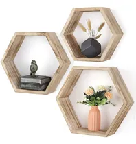 Comprar Estantes Hexagonales, Juego De 3 Estantes De Pared, Estantes