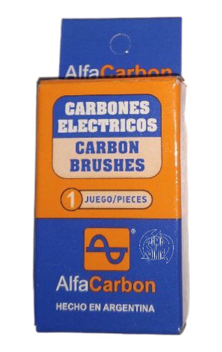 Juego Carbones Motor Lavarropas Universal 12,5x4,95x35mm 