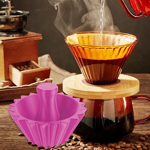 Retenedor De Forma De Filtro De Café Copa De Filtro Rosa