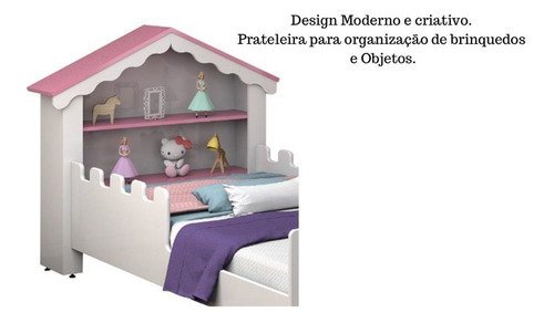 Mini Cama E Colchão Magia Casinha De Boneca Juvenil Infantil