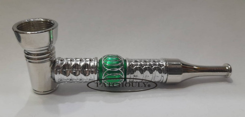 Imagen 5 de 6 de Pipa Metal Acrílico Filtro Rejilla Desarmable 10 Cm. Ball