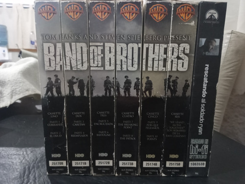 Band Of Brothers-soldado Ryan-coleccion-steven Spielberg-vhs