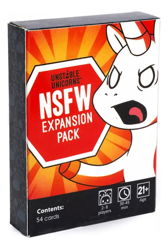 Juego De Cartas Expansion Unstable Unicorns Nsfw Adultos