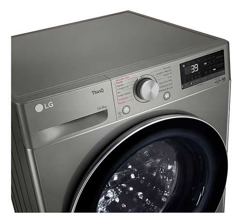 Lava e Seca LG Smart VC2 14kg 220V - Inox CV9014PC2A