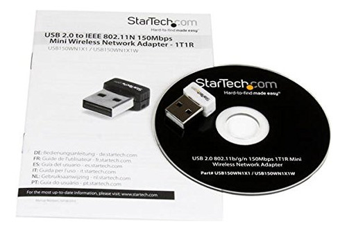 Adaptador Usb Inalámbrico Startech.com - 150mbps - Wifi N -