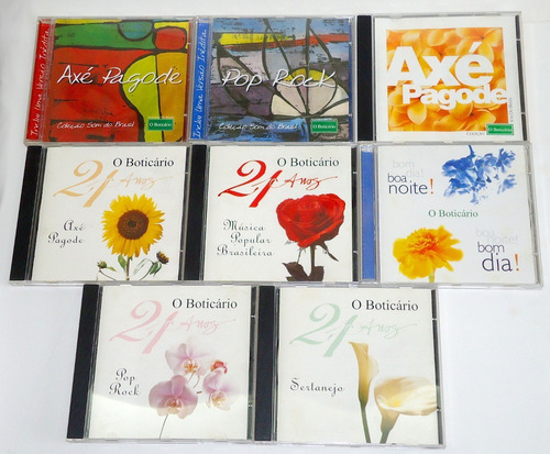 Coleção Cds O Boticário - 8 Cds | Parcelamento sem juros Coleção Cds O Boticário - 8 Cds | Parcelamento sem juros