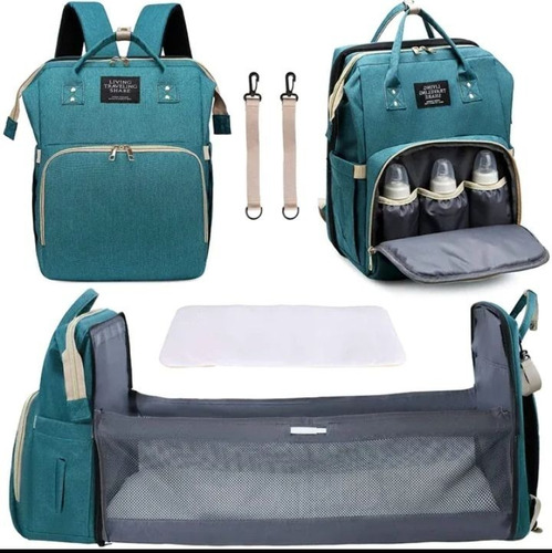 Imagen 2 de 7 de Mochila Maternal Multifunción Con Cuna Y Cambiador- Moc2757