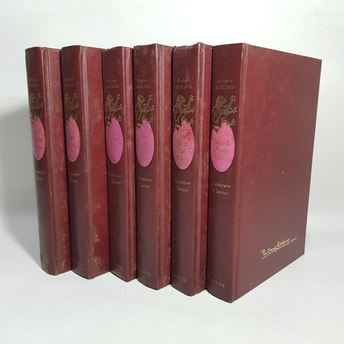 Antiguos Libros Colección Rudyard Kipling Lote X 6 Mag 62044