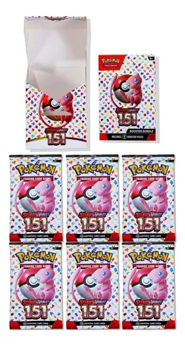 Kit Tt H Booster Pokémon 151 Scarlet & Violet 6 Ww T | MercadoLivre