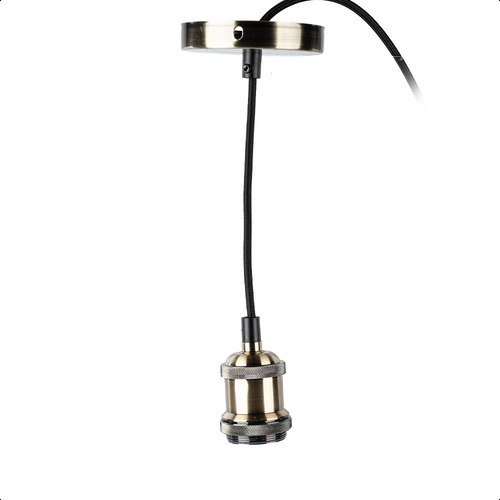 Socket Vintage Bronce 1.5 M Ajustable Color Dorado