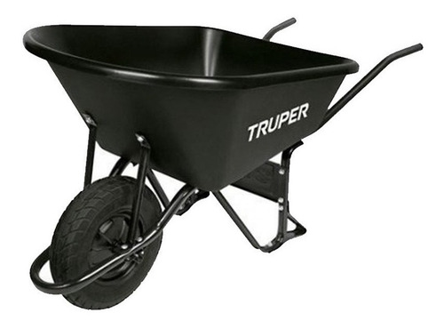 Imagen 1 de 2 de Carretilla Plastica Hasta 530 Kg 120 Litros Rueda Jardineria