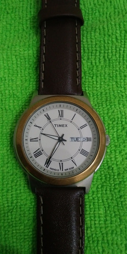 Relógio Timex Analógico Calendário Duplo Social , Indiglo