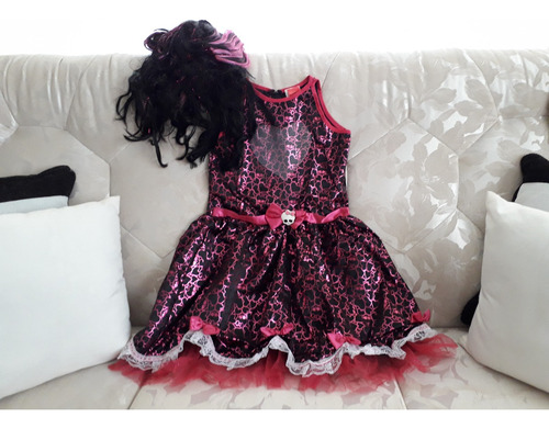 Disfraz De Monster High Draculaura Para 8-10 Años Halloween!