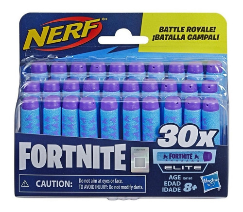 Nerf Fortnite Repuesto Dardos Pack X30 Original Hasbro Vaj
