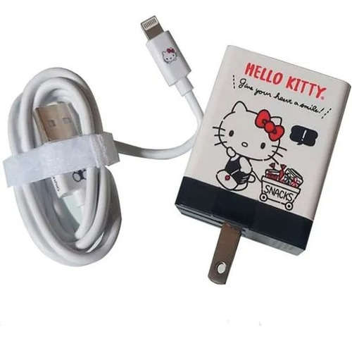 Cargador De Pared De 4.2a De Carga Rápida. Hello Kitty