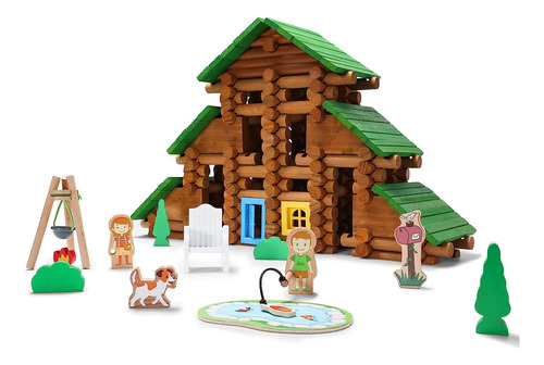 Juego De Bloques Sainsmart Jr. De 214 Piezas Cabana