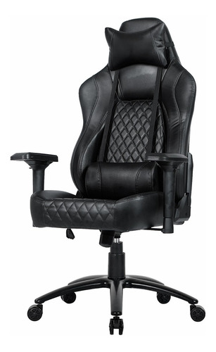 Imagen 5 de 7 de Sillón Silla Premium Gamer Pro Oficina Reclinable Negra 180°