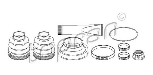 Kit Coifa Semi-eixo Ld. Int. Roda Tras. Mercedes E 250 09-20