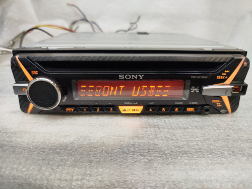 Autoestéreo Sony Cdx G3150u Camaleón Bt Audio Adaptado Usado (Usado)