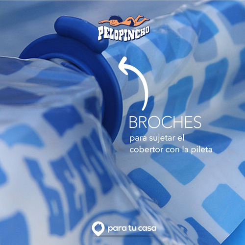 Cubre Pileta Cobertor Y Base Protectora Pelopincho 1055