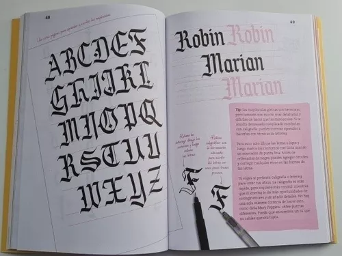 Libro Lettering Sbook + Plumones Artesco